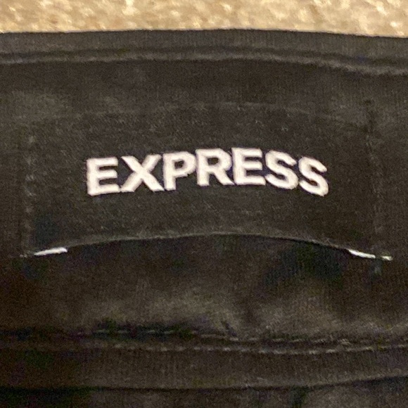 Express Black Sequin Crop Pleated High Waisted Trouser Size L NWT- Party Wear - Picture 8 of 13